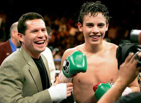 Julio César Chávez (Padre) y Julio César Chávez Jr.