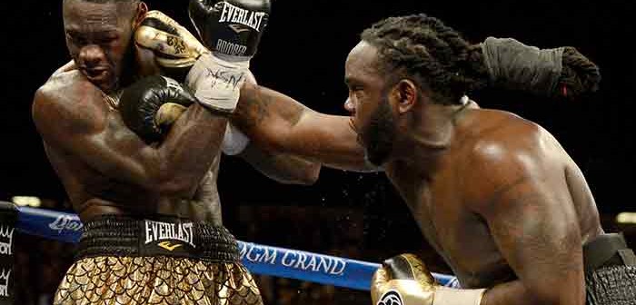 PHOTO CREDIT: NAOKI FUKUDA - Wilder vs Stiverne