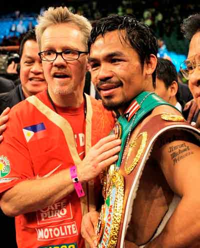 Freddie Roach y Pacquiao