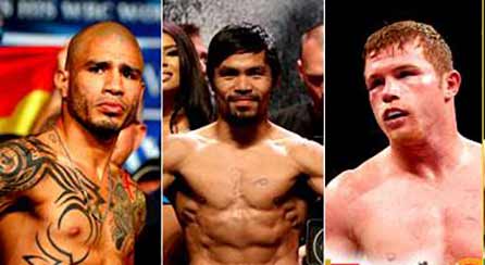 Cotto, Pacquiao y Canelo