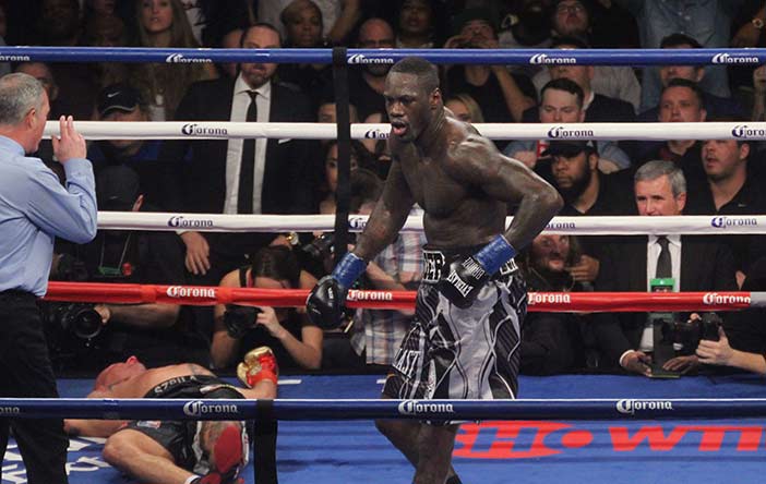 DEONTAY WILDER VS ARTHUR SZPILKA - PHOTO CREDIT: SUMIO YAMADA