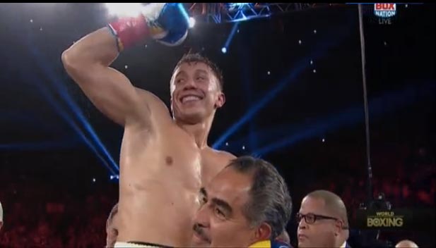 Golovkin y su entrenador el mexicano Abel Sánchez