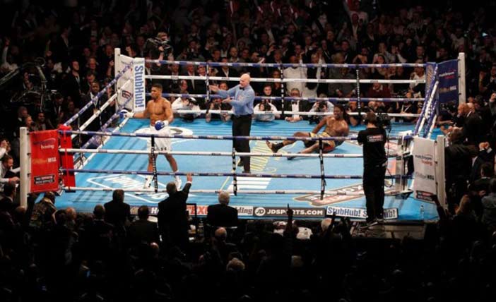 Martin vs Joshua (Foto cortesía: Matchroom Sport)