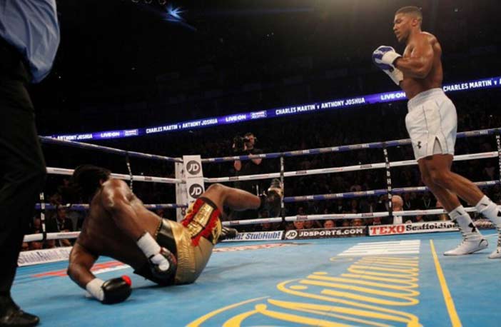 Martin vs Joshua (Foto cortesía: Matchroom Sport)