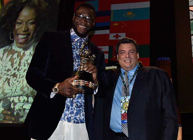 Deontay Wilder y Mauricio Sulaiman