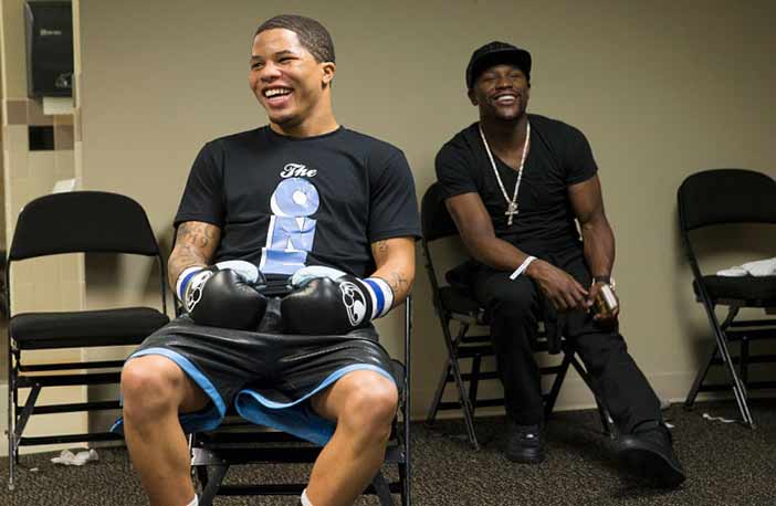 Gervonta David y Floyd Mayweather