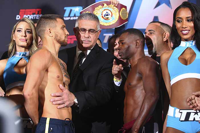 Lomachenko vs Rigondeaux (Credito: Mikey Williams / Top Rank)