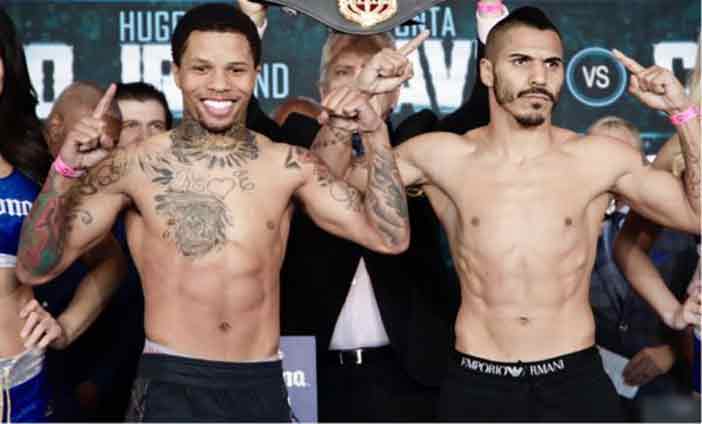 Listos Gervonta Davis y Jesús Cuéllar (Foto: Marcelino Castillo)