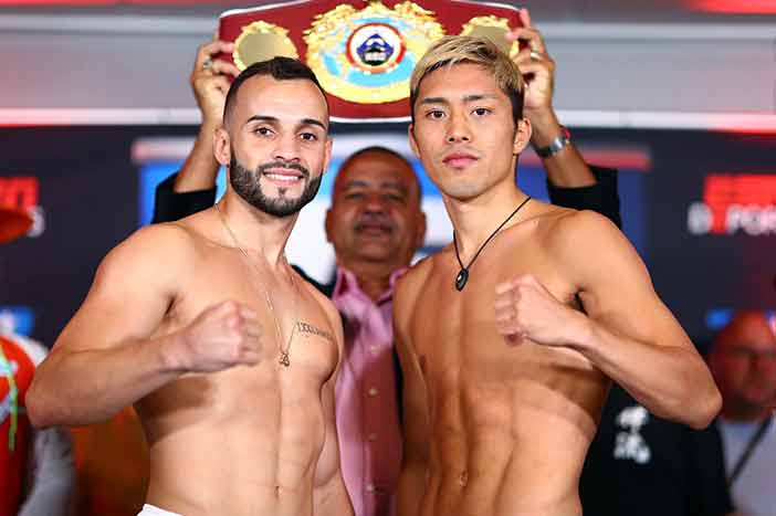 Christopher Díaz vs Masayuki Ito (Foto: Mikey Williams / Top Rank)