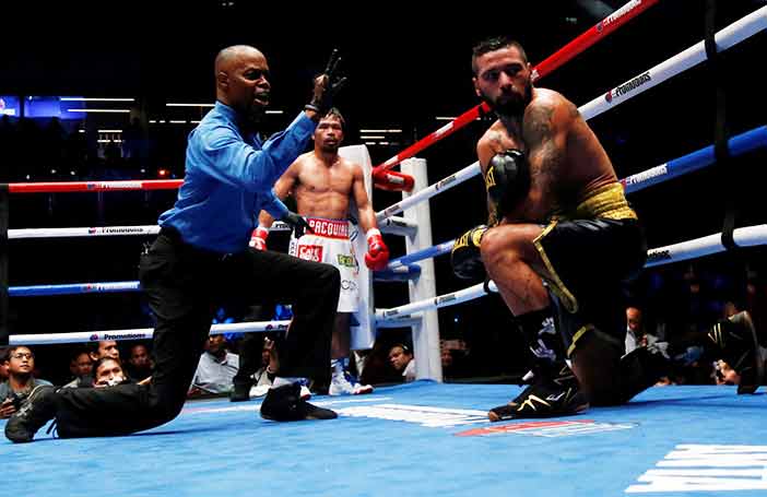 Matthysse vs Pacquiao (Foto AFP)