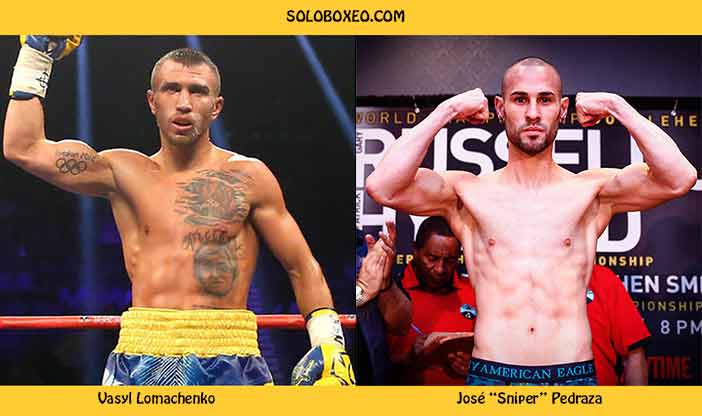 Vasyl Lomachenko vs José "Sniper" Pedraza