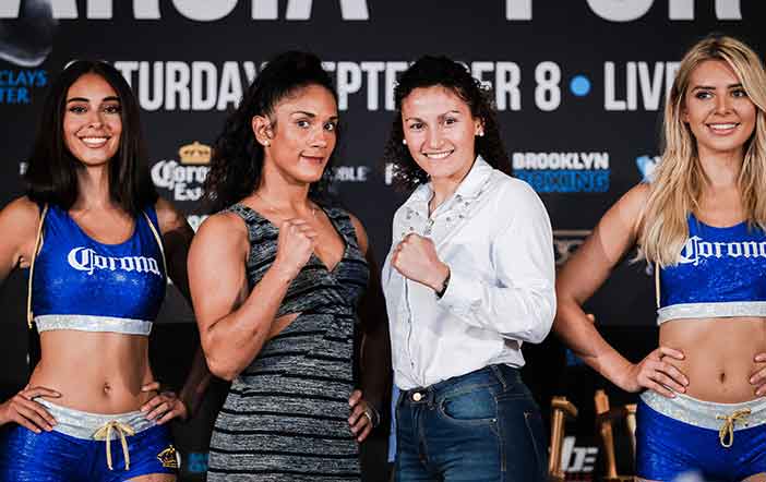 Amanda Serrano y Yamila Reynoso