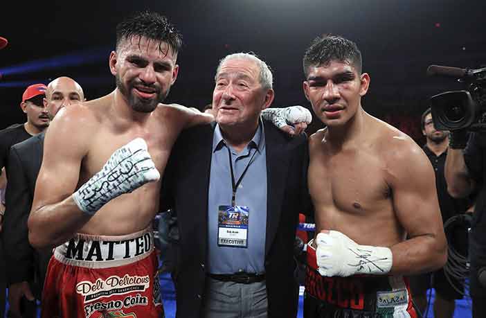 José Ramírez, Bob Arum y Antonio Orozco