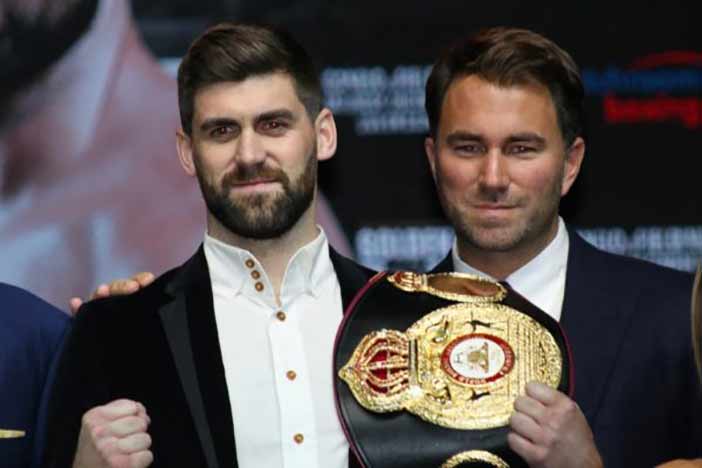 Rocky Fielding y Eddie Hearn