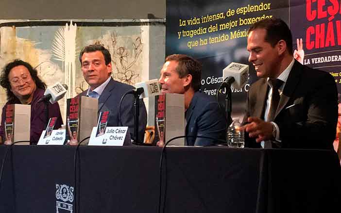 Julio César Chávez presenta libro