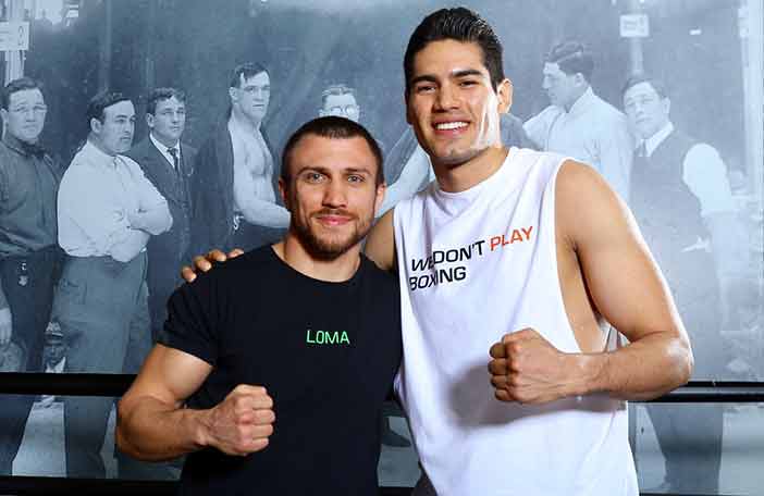 Vasyl Lomachenko y Gilberto "Zurdo" Ramírez