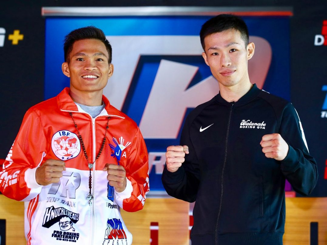 Jerwin Ancajas vs Ryuichi Funai (Mikey Williams/Top Rank)