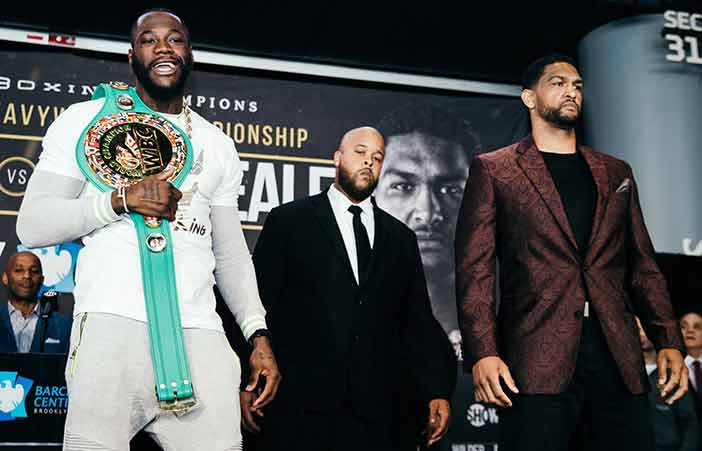 Deontay Wilder vs Dominic Breazeale SHOWTIME