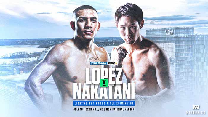 Teófimo López vs Masayoshi Nakatani