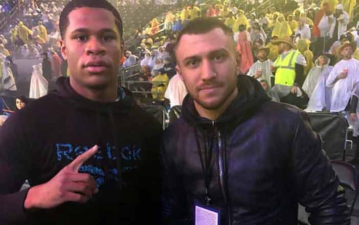 Devin Haney y Vasyl Lomachenko