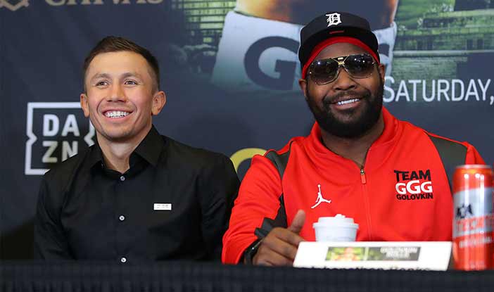 Gennady Golovkin y Johnathon Banks