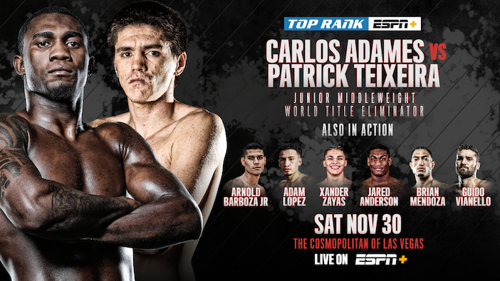 Carlos Adames vs Patrick Teixeira