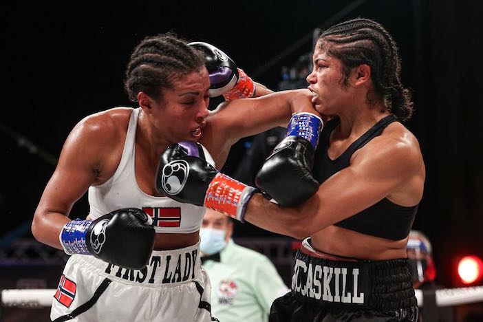 Cecilia Braekhus vs Jessica McCaskill (Ed Mulholland/Matchroom)