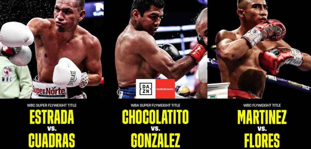 Estrada, Chocolatito y J.C. Martínez encabezan velada