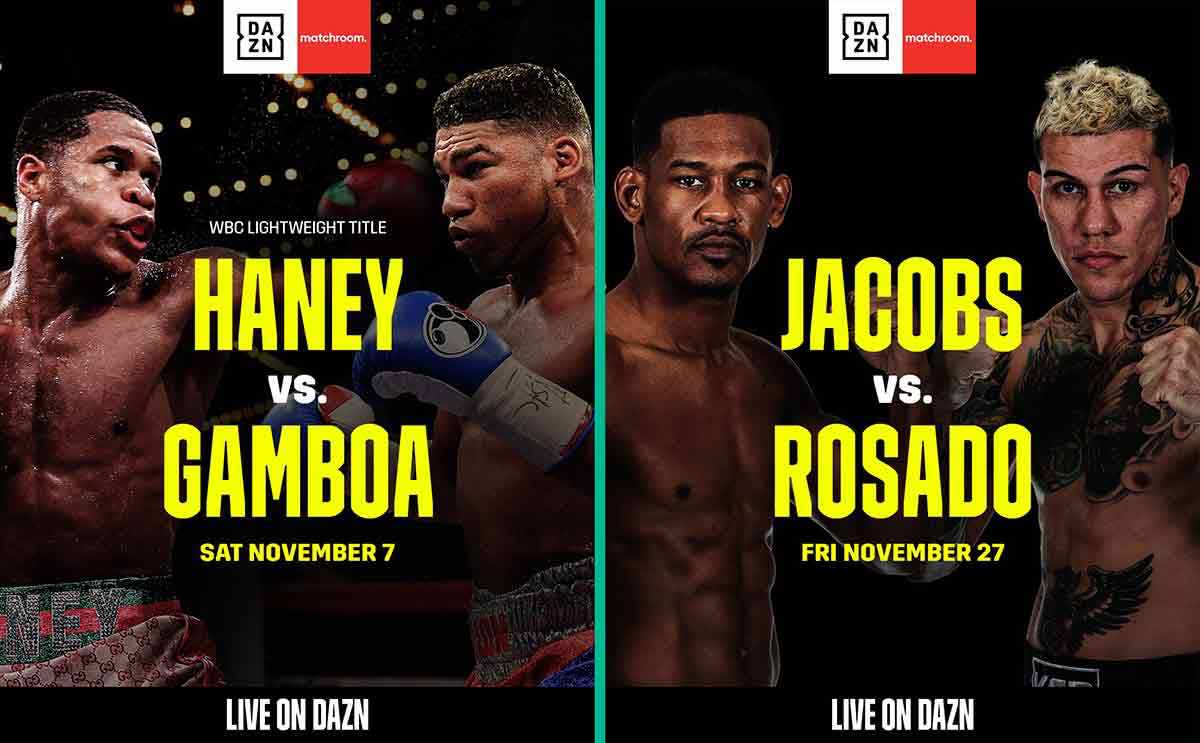 Haney vs Gamboa - Jacobs vs Rosado