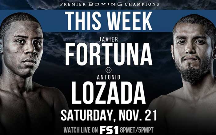 Javier Fortuna vs Antonio Lozada (PBC)