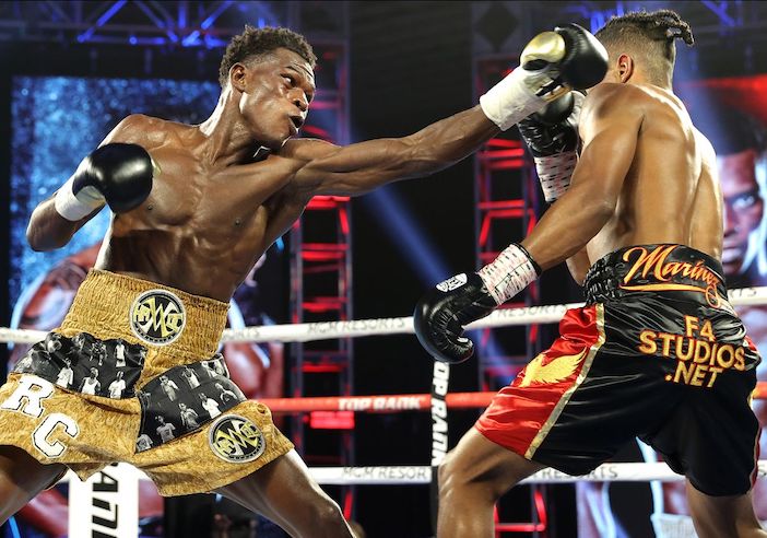 Richard Commey vs. Jackson Mariñez (Credito de Fotos: Mikey Williams / Top Rank vía Getty Images)