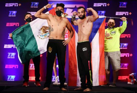 Emanuel Navarrete v Christopher Díaz (Foto: Mikey Williams (Top Rank vía Getty Images)