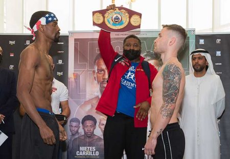 Jamel Herring vs. Carl Frampton (Foto: MTK Global)