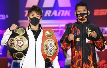 Inoue vs. Dasmarinas (Mikey Williams / Top Rank vía Getty Images)