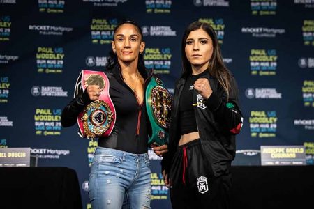 Amanda Serrana y Yamileth Mercado (Foto: Amanda Westcott/SHOWTIME)