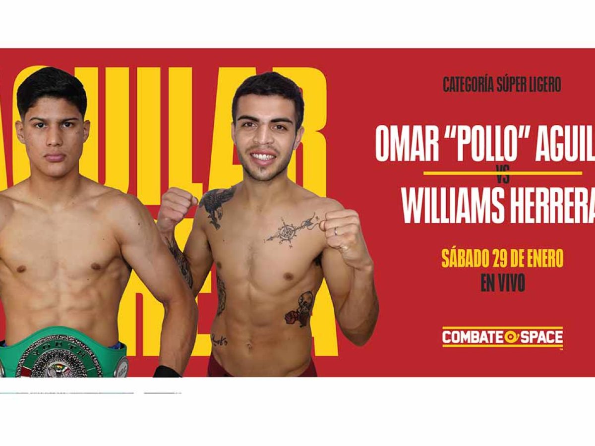 El argentino Williams Herrera ante el mexicano Omar Aguilar por Space -  Solo Boxeo