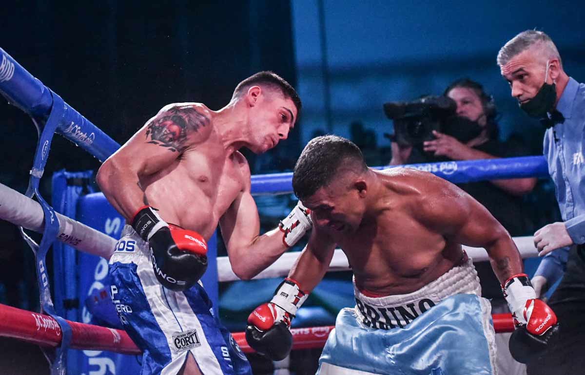 Claudio Daneff vs. Gustabo Pereida FOTOS: BOXEO DE PRIMERA