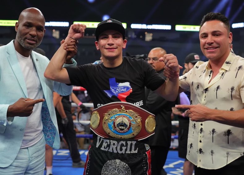 Bernand Hopkins, Vergil Ortiz Jr. y De la Hoya