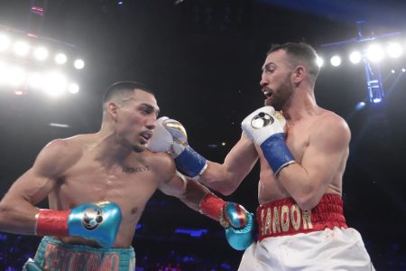 TEOFIMO LOPEZ VS SANDOR MARTIN (PHOTO CREDIT: SUMIO YAMADA)