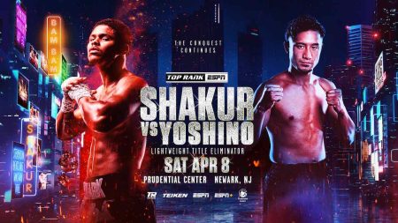 Shakur Stevenson vs. Shuichiro Yoshino