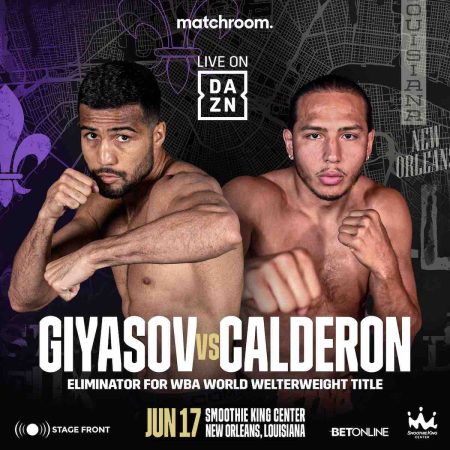 Shakhram Giyasov vs. Harold Calderón