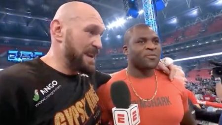 Tyson Fury y Francis Ngannou