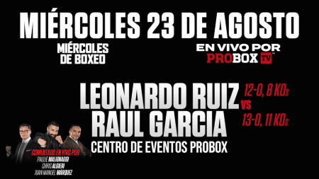 Raúl García vs. Leonardo Ruiz