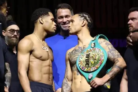 Devin Haney y Regis Prograis