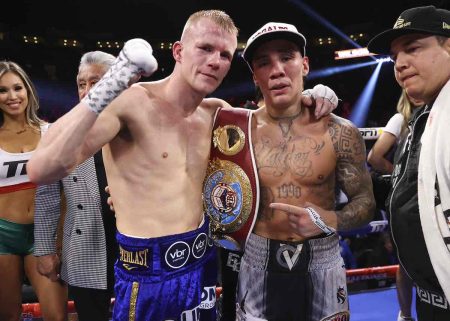 Oscar Valdez y Liam Wilson