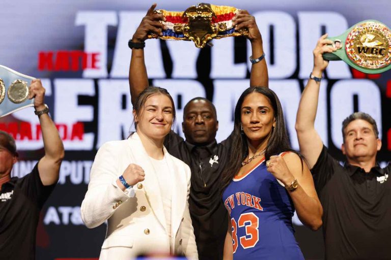 Katie Taylor and Amanda Serrano