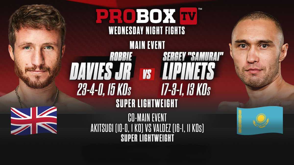 Robbie Davies Jnr vs Segey Lipinets