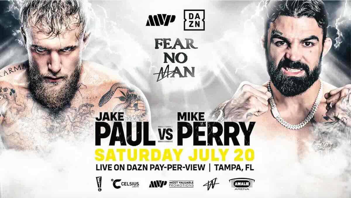 Jake Paul vs. Mike Perry el 20 de julio en DAZN PPV