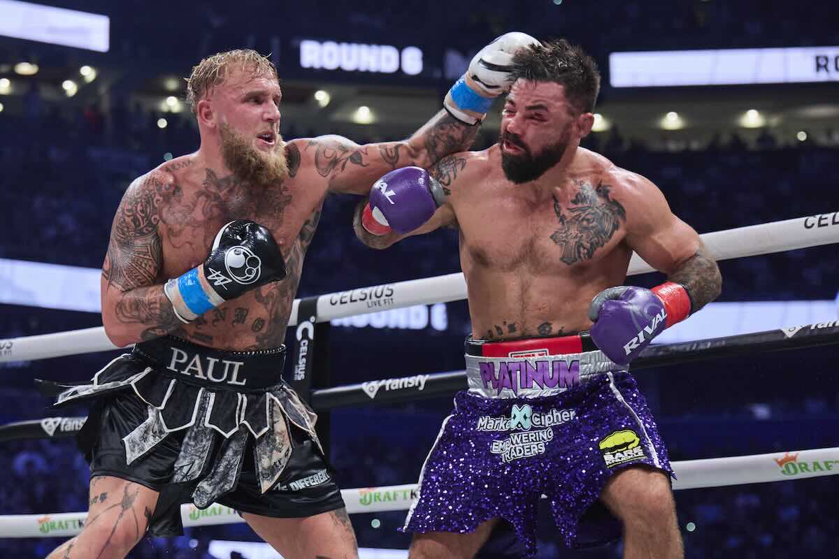 Jake Paul vs. Mike Perry (Crédito: Esther Lin / MVP)