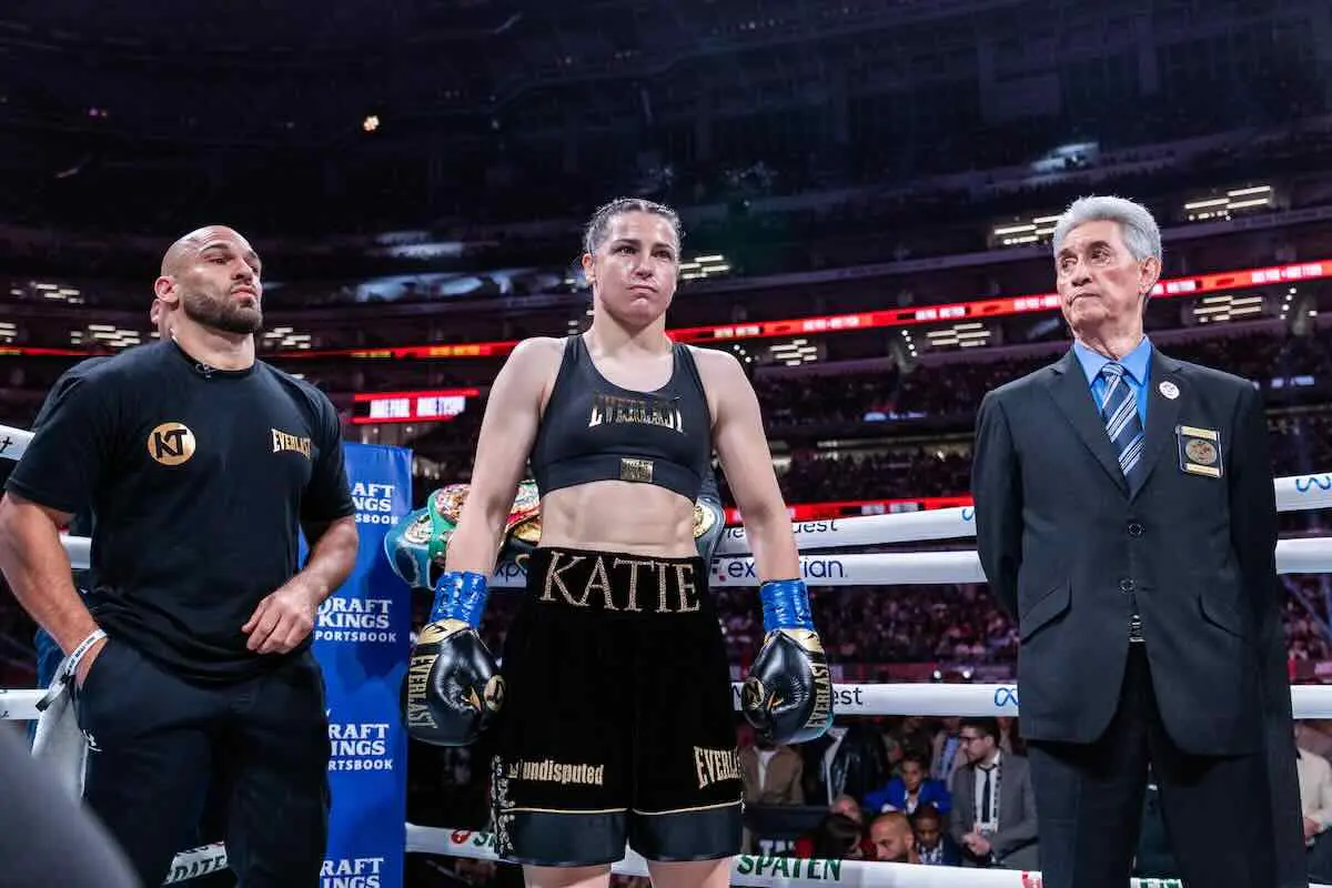 Katie Taylor (Crédito de la foto: Esther Lin/ Most Valuable Promotions)